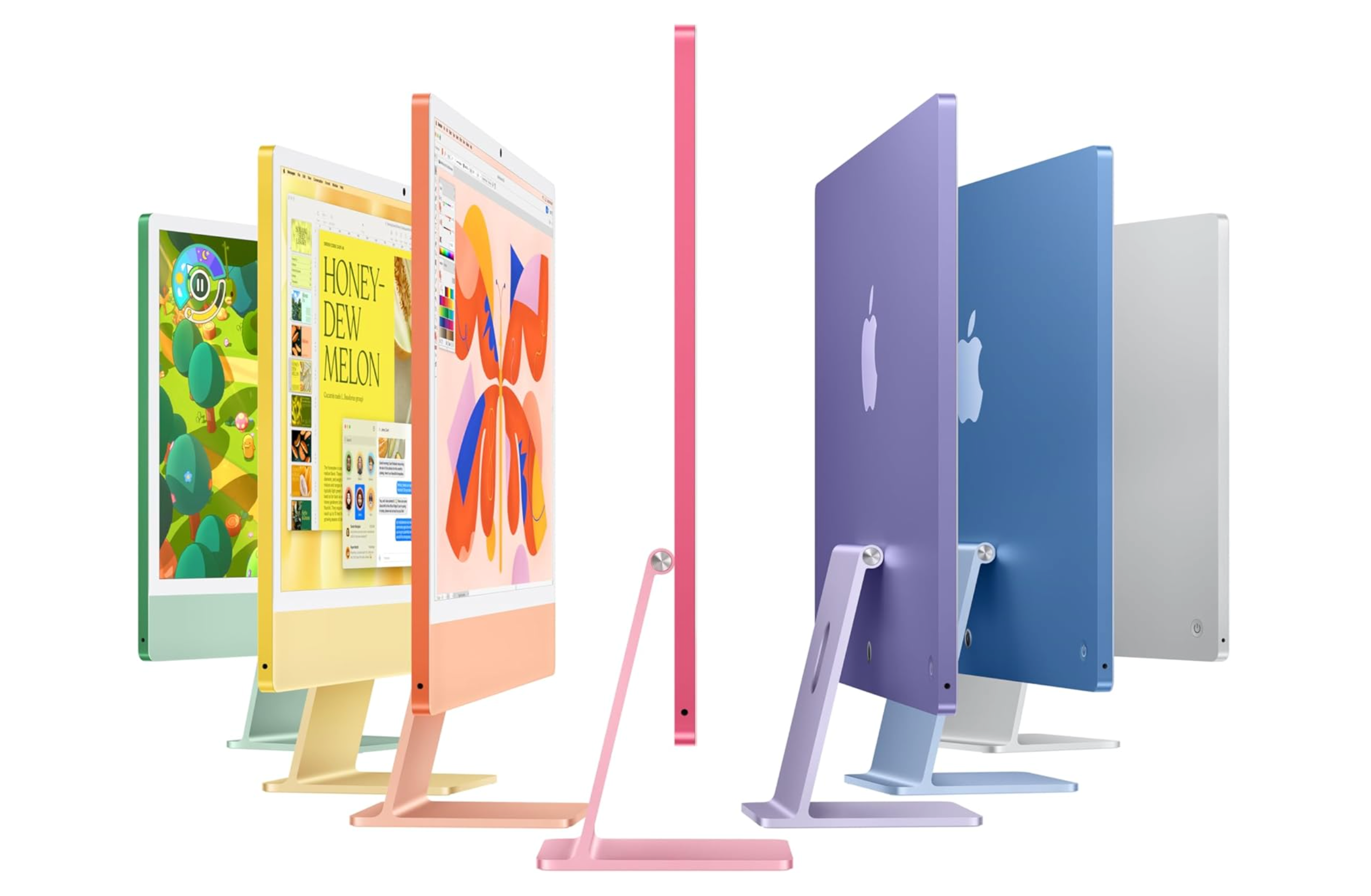 Apple M4 chip with 8-core CPU, 8-core GPU, 16-core Neural Engine 24-inch 4.5K Retina display / Standard glass 16GB unified memory 256GB SSD -Blue Like New.