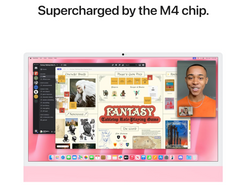 Apple M4 chip with 8-core CPU, 8-core GPU, 16-core Neural Engine 24-inch 4.5K Retina display / Standard glass 16GB unified memory 256GB SSD -Blue Like New.