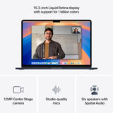 Apple 15.3-inch MacBook Air (M2 Chip, 16GB RAM, 256GB SSD, Liquid Retina Display)