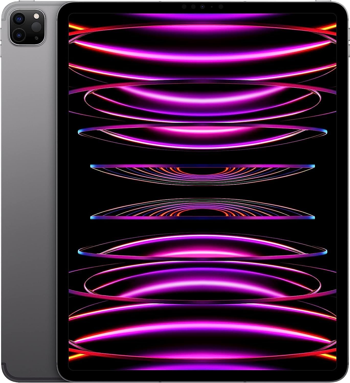 Apple M2 chip 12.9-inch iPad Pro Wi-Fi 128GB - Space Gray (6th Generation) front view