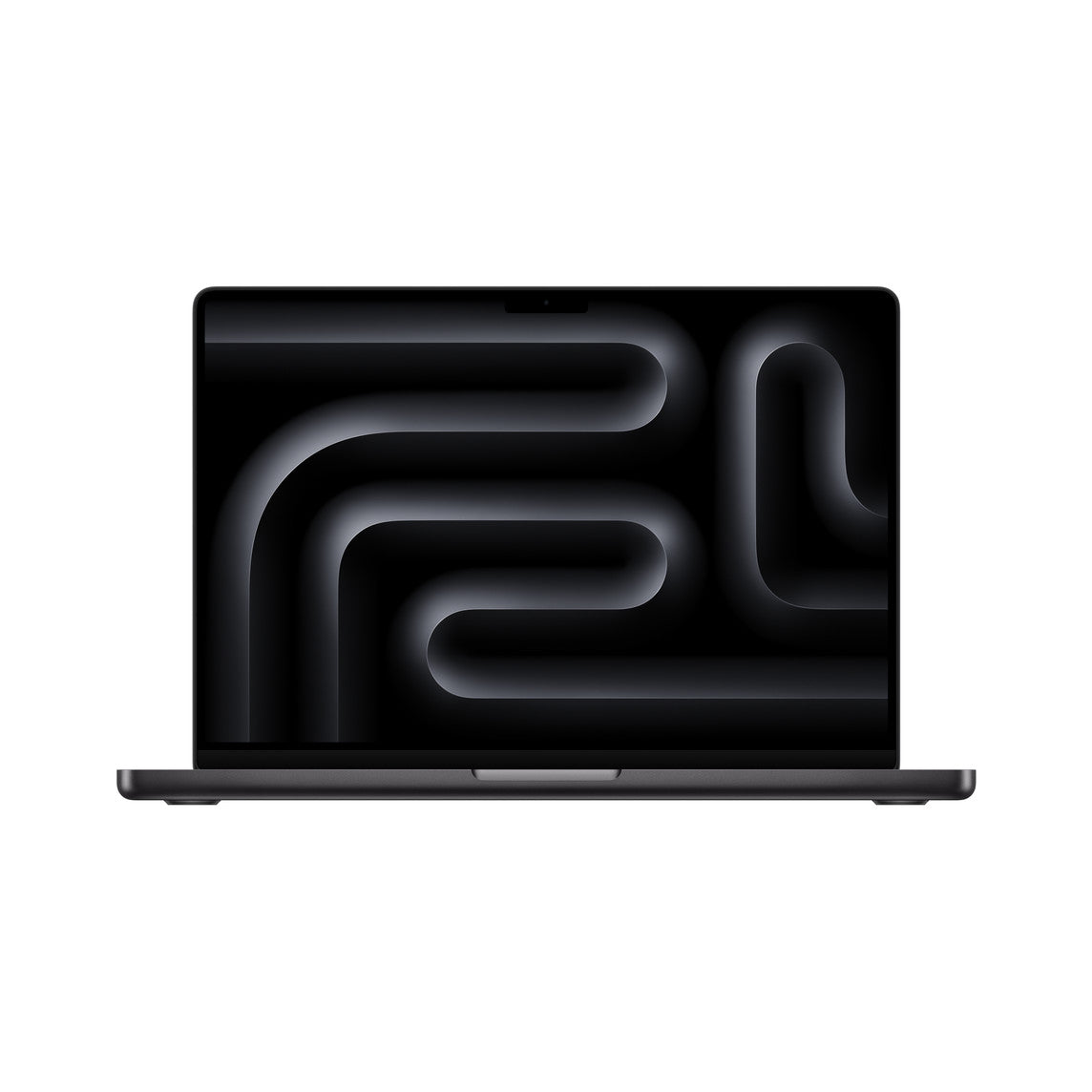 Apple MacBook Pro M3, 14 inch, 36GB RAM, 512GB SSD, 11‑Core CPU and 14‑Core GPU, Silver front view