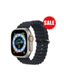 Apple Watch Ultra GPS + Cellular, 49mm Titanium Case with Midnight Black Ocean Band , New